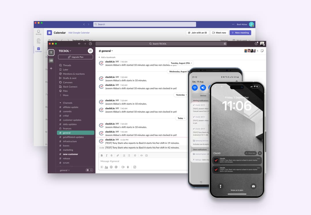 ClockIt Chat Integrations