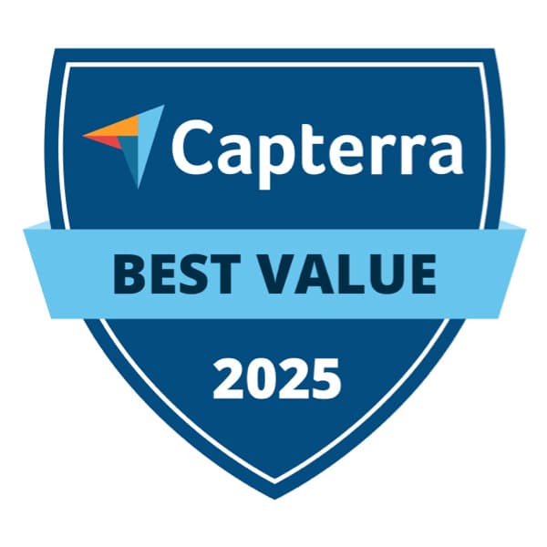 Capterra Best Value 2025 Award