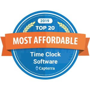Capterra Most Affordable award badge