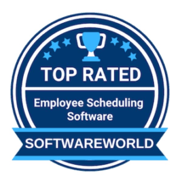 Software World Best Scheduler award badge