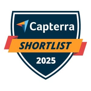 Capterra Short List award badge