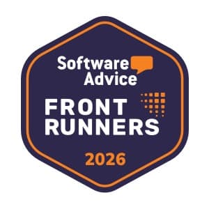Software Advice Front Runner award badge