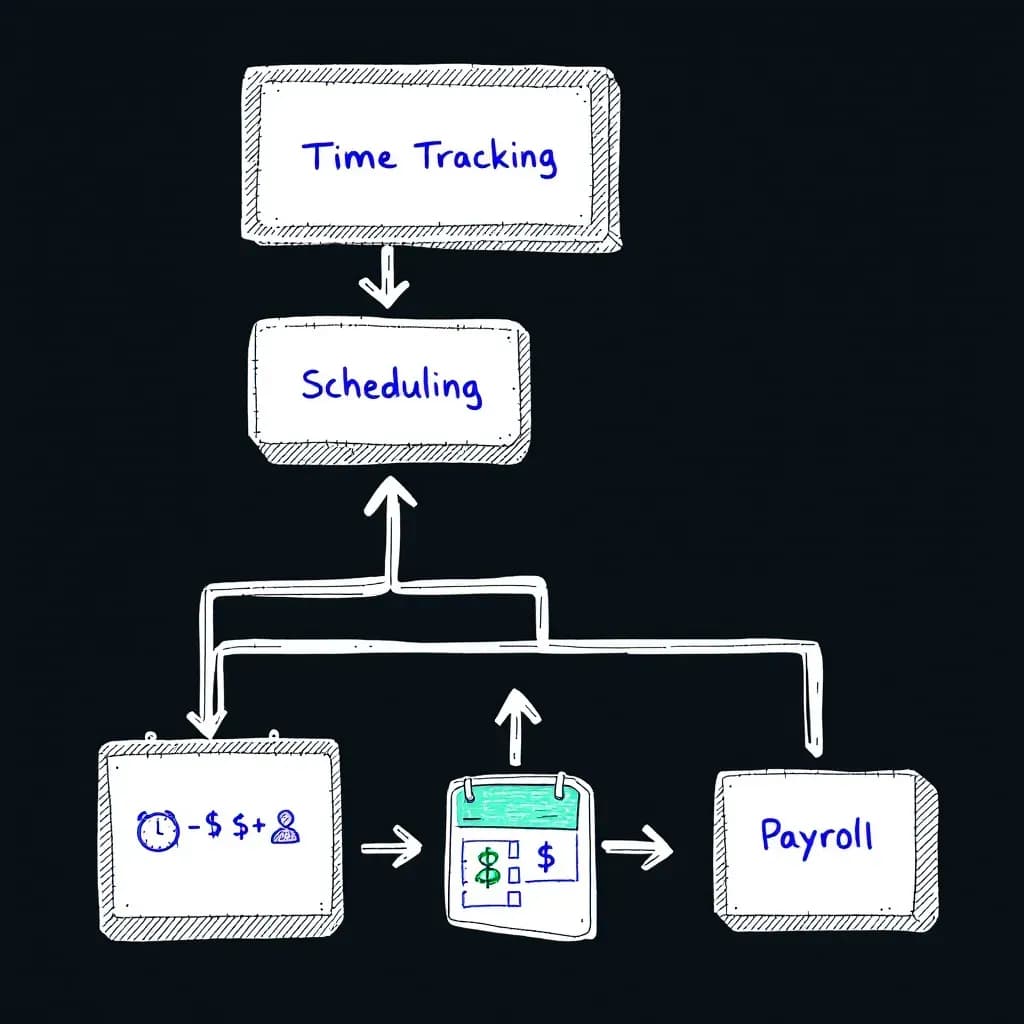 Discover how integrating time tracking with payroll & scheduling can streamline operations and boost HR efficiency.